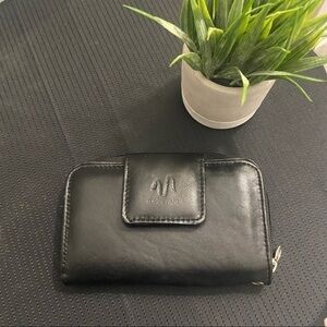 Mono Vida Black Leather Wallet​